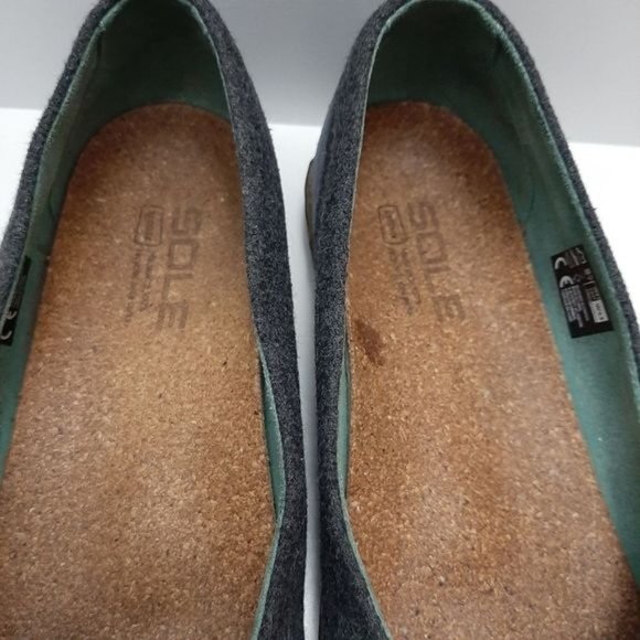 SOLE X RECORK Grace Carbon Neutral Slip-On Comfort Flat Shoes Grey Sz 6.5 - Picture 7 of 14